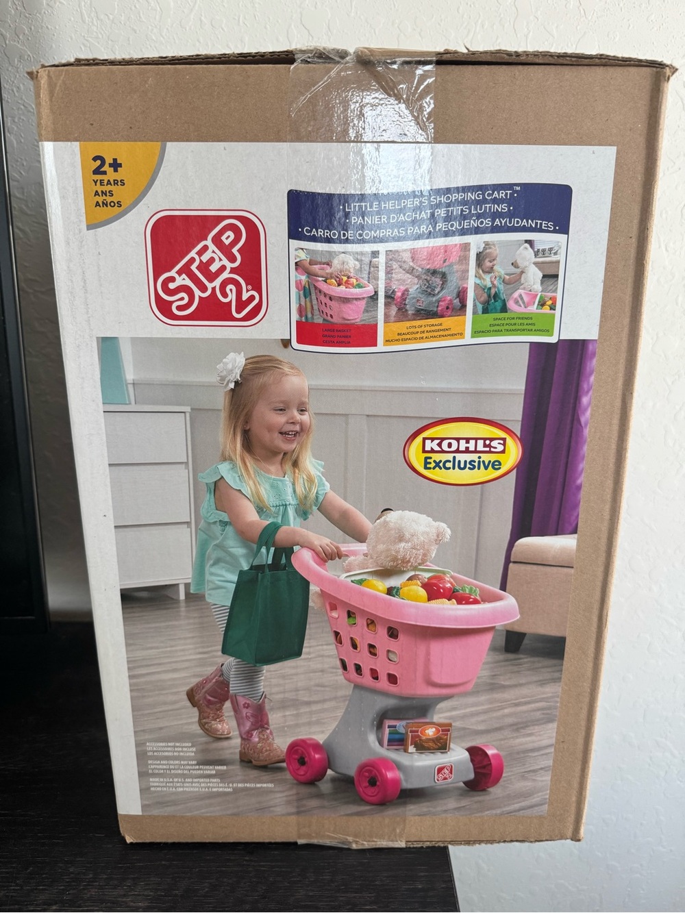 Step 2 Little Helper Pink Kids Shopping Cart - Kohl's Exclusive